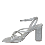 Naked Feet Mood Heels in Silver