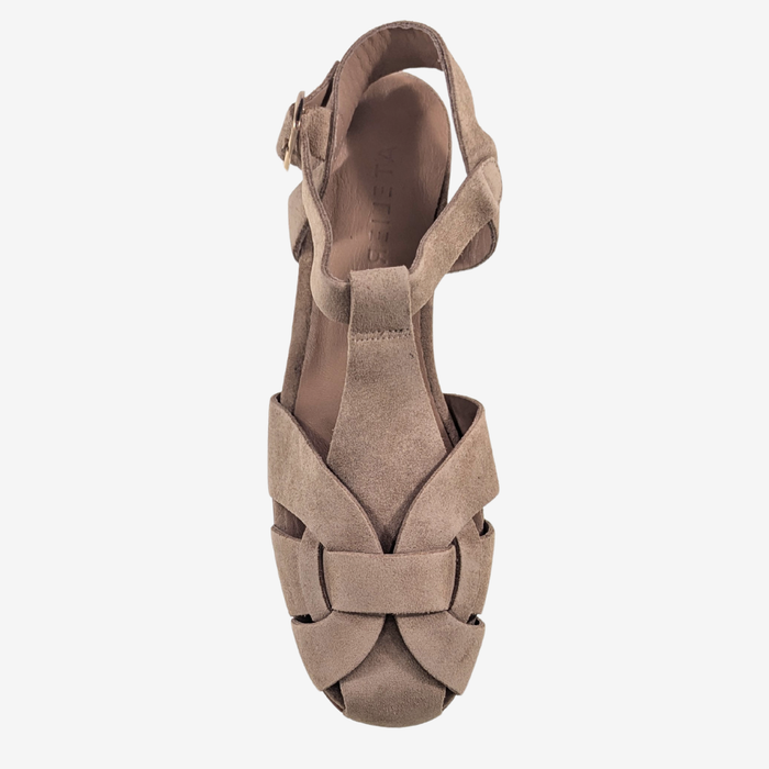 Sinela Sand Suede Fisherman Sandal