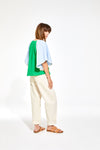 Mapoesie Lita Top in Blue/Green OS Mapoesie
