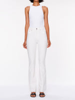 DL1961 Bridget Bootcut Jeans in White