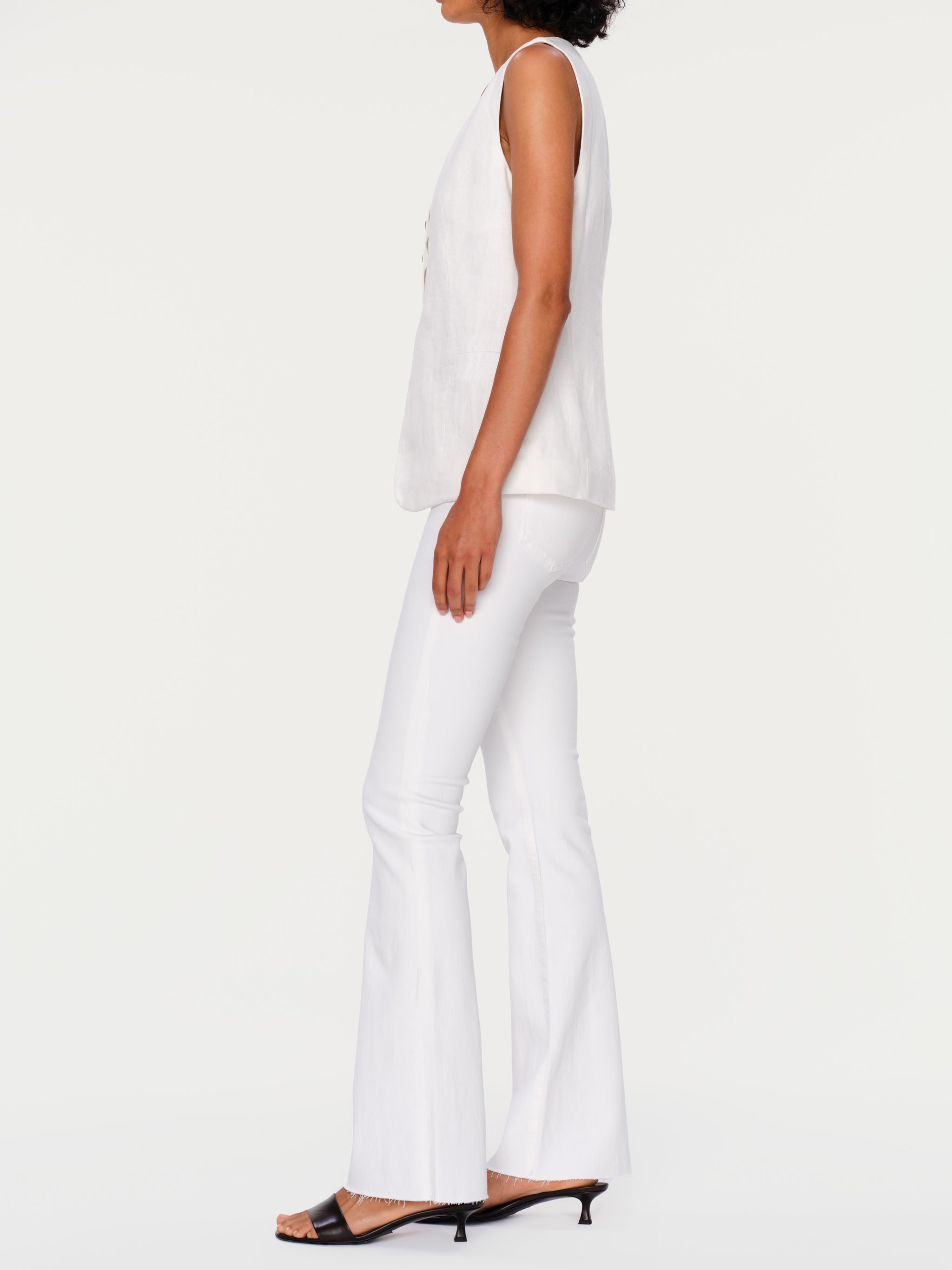 DL1961 Bridget Bootcut Jeans in White DL1961