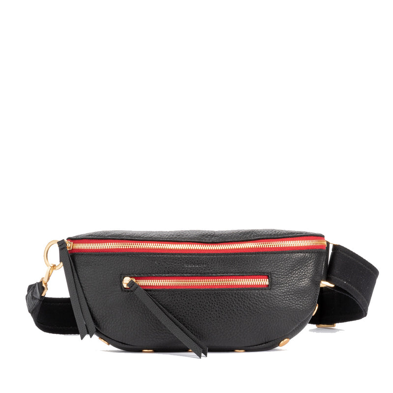 Hammitt Charles Crossbody in Black/Brushed Gold