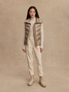 VARLEY Bextor Lightweight Down Vest in Taupe Varley