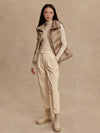 VARLEY Bextor Lightweight Down Vest in Taupe Varley