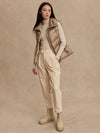 VARLEY Bextor Lightweight Down Vest in Taupe Varley
