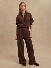 VARLEY Wide Leg Pant 30" in Coffee Bean Varley