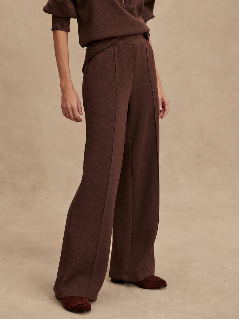 VARLEY Wide Leg Pant 30" in Coffee Bean Varley