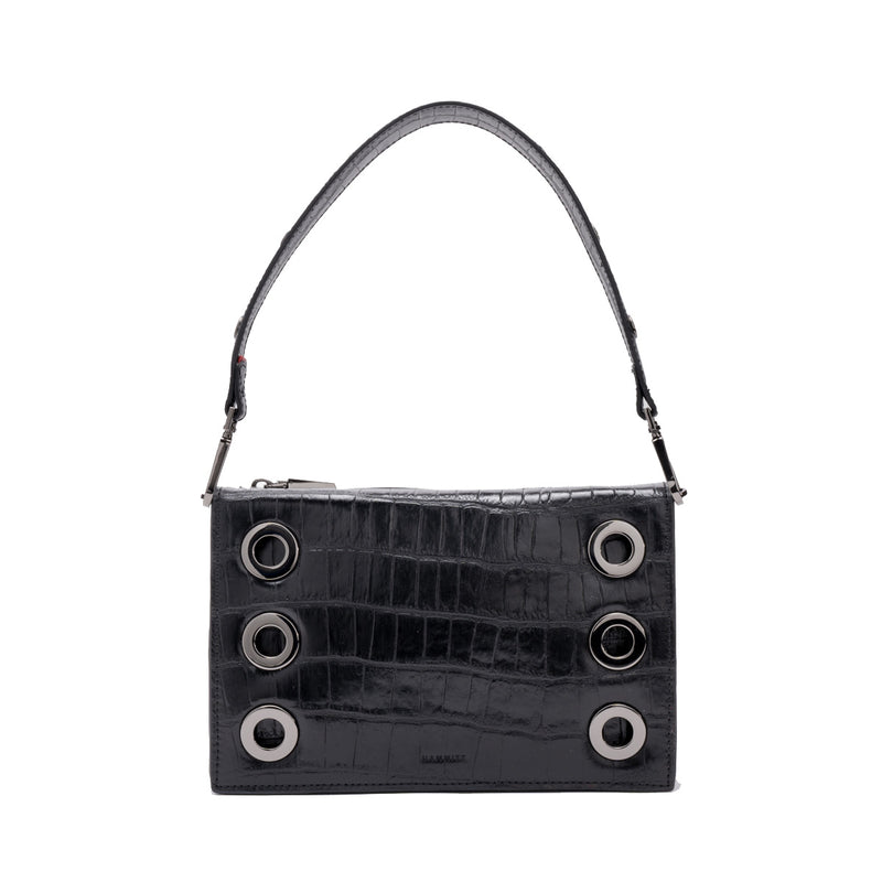 HAMMITT Montana Clutch in Evening Crocco