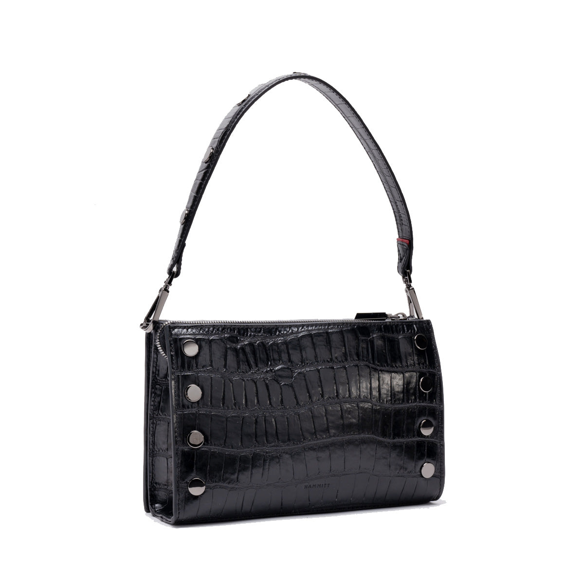HAMMITT Montana Clutch in Evening Crocco