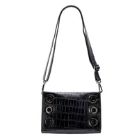 HAMMITT Montana Clutch in Evening Crocco