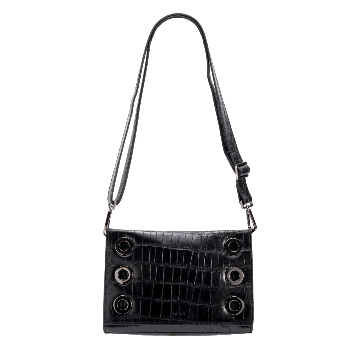 HAMMITT Montana Clutch in Evening Crocco