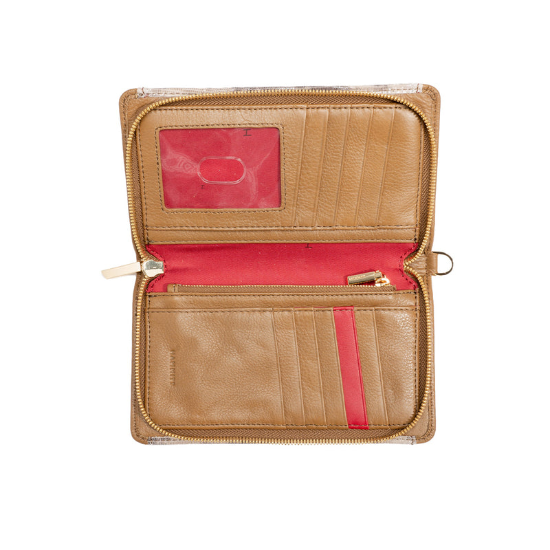 HAMMITT Bryant Wallet in Spotted Smoke/Gold