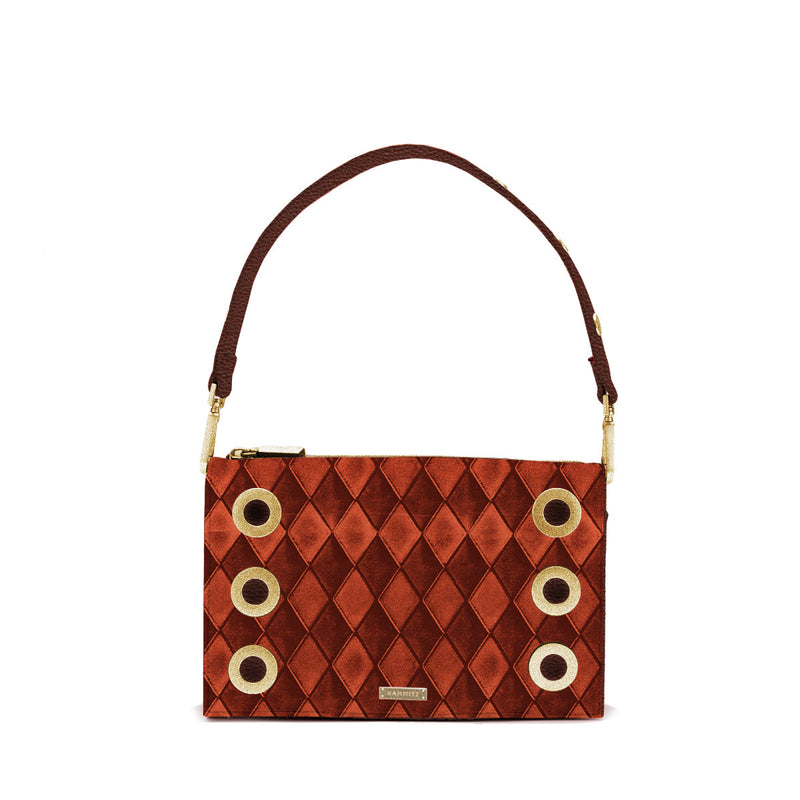 HAMMITT Montana Clutch Sml in Monarch Velvet