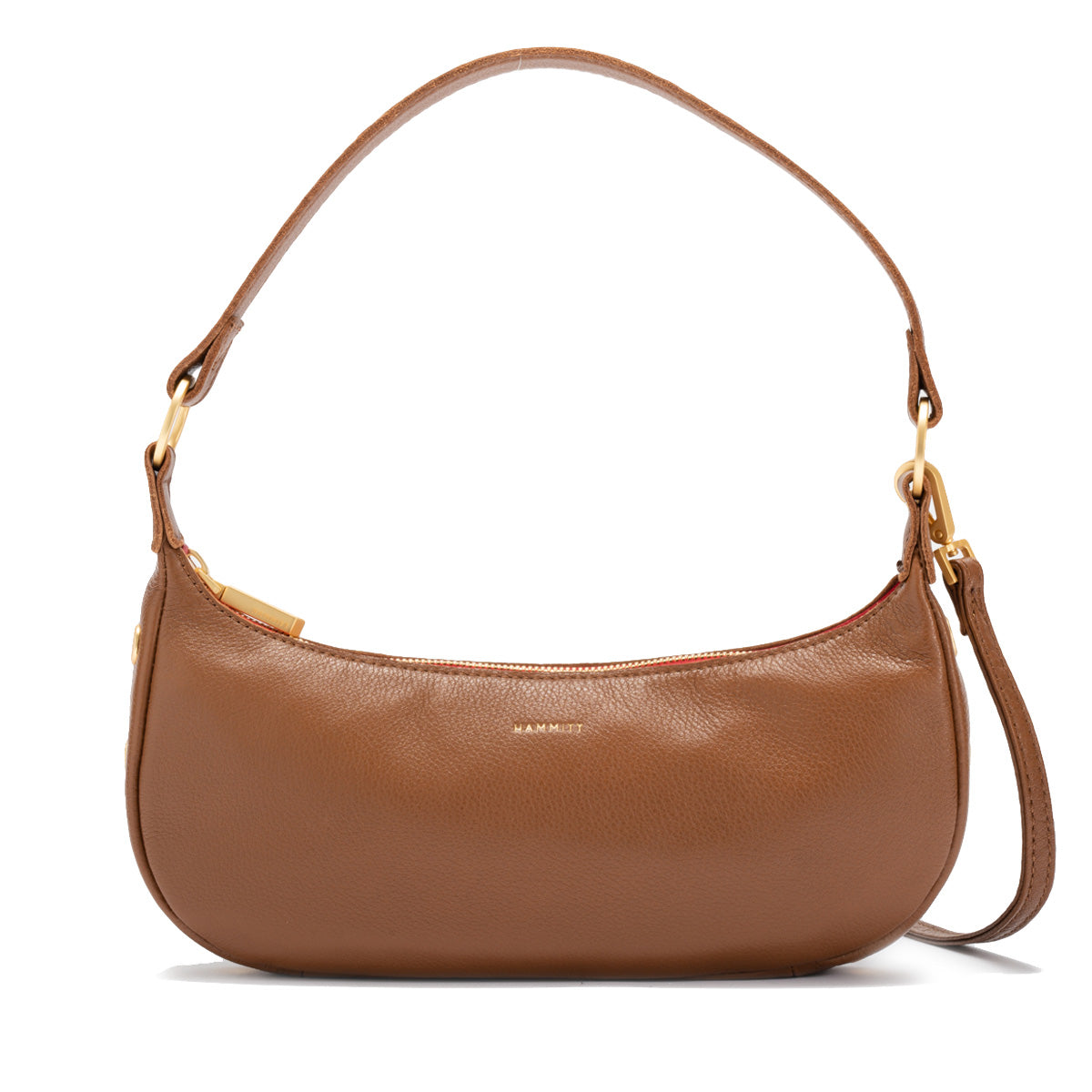 HAMMITT Becker Sml in Mahogany Pebble