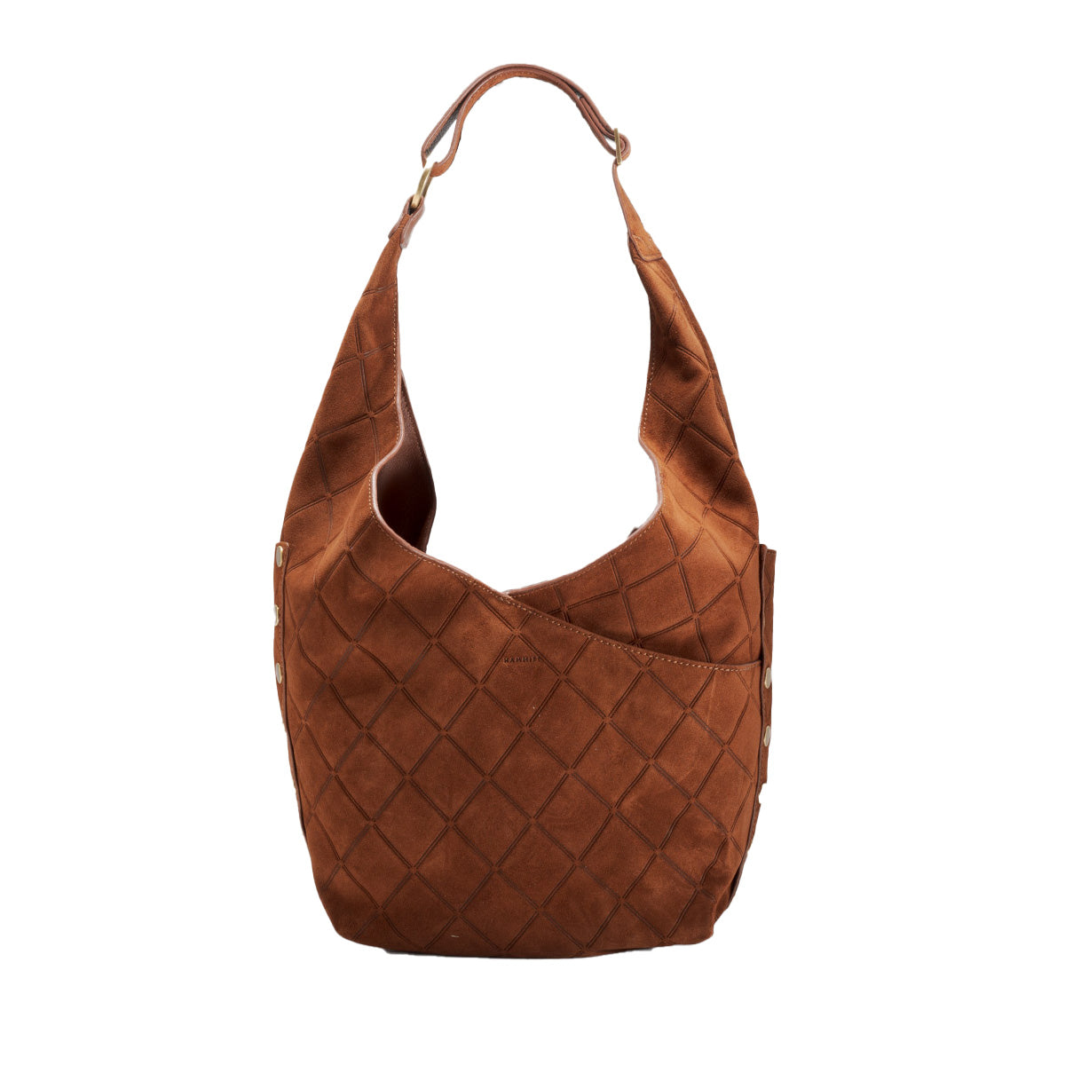 HAMMITT Tom Zip in Chocolate Diamond Suede