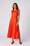 CROSBY Brantley Dress in Persimmon