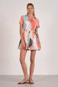ELAN Prism Dress in Multi