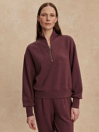 Varley Davidson Sweat in Sassafras Marl