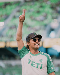 KREWE Austin 18k Titanium/ Bottle Green Sunglasses