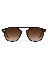 KREWE Markle in Black/Black Tea Sunglasses