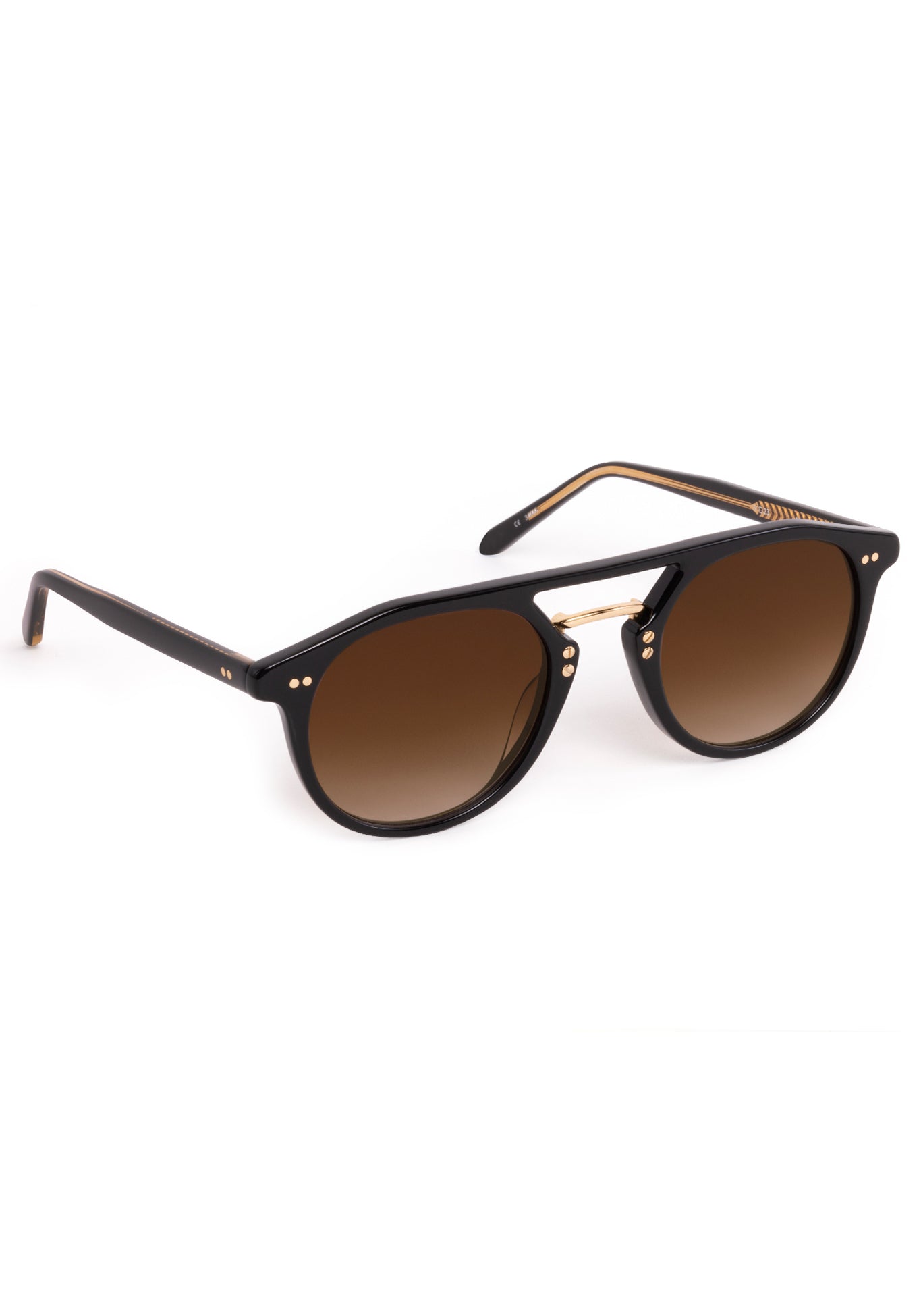 KREWE Markle in Black/Black Tea Sunglasses
