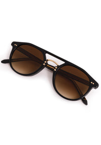 KREWE Markle in Black/Black Tea Sunglasses
