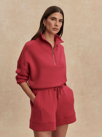 VARLEY Atrium Shorts 4.5 in Raspberry