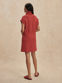 VARLEY Avaya Half Zip Dress in Bossa Nova