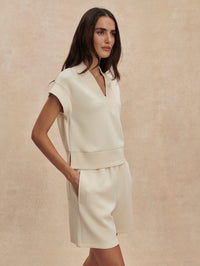 VARLEY Gracee V-Neck Tank in Pristine