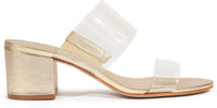 SCHUTZ Victorie Sandal in Platinum