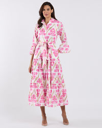 Jude Connolly Roxy Dress Pink and Gold