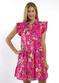 Jude Connolly Alanna Pink and Gold Short Dress