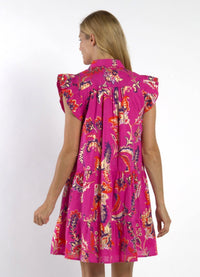 Jude Connolly Alanna Pink and Gold Short Dress