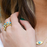 MM Orbit Stones Ring