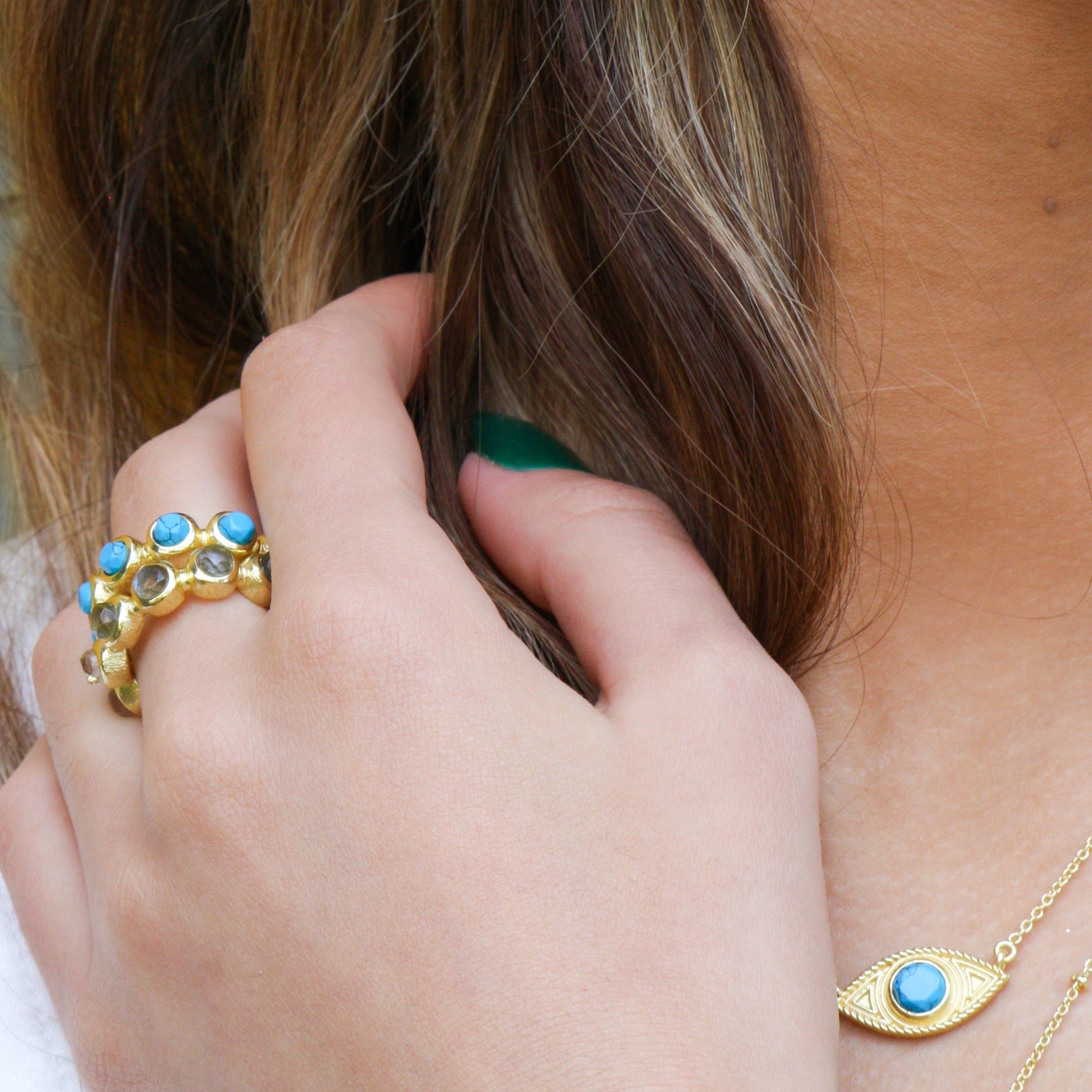 MM Orbit Stones Ring