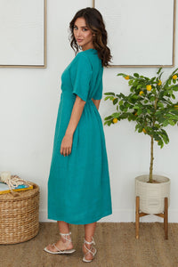 MILIO MILANO Front Twist Dress- Capri