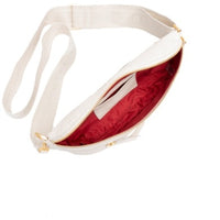Charles Crossbody Medium in Calla Lily White/Brushed Gold