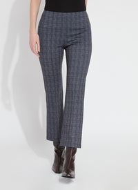 Elysse Ankle Pant in Wall Street Plaid LYSSE