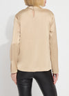 Lysse Cowl Neck Blouse in Nutshell LYSSE