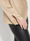 Lysse Cowl Neck Blouse in Nutshell LYSSE
