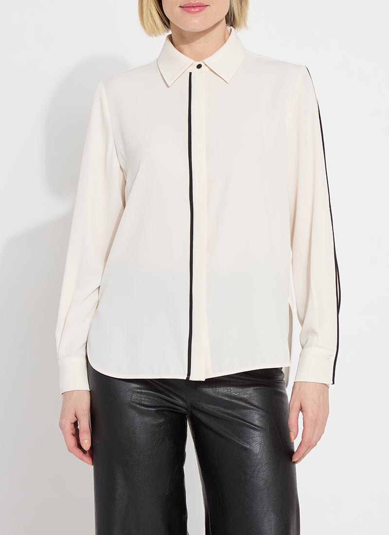 Lysse Luna Blouse in Chalk LYSSE