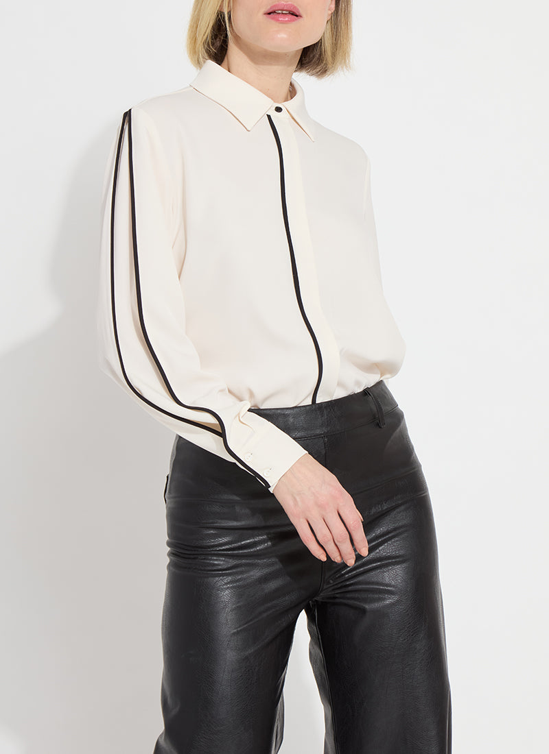 Lysse Luna Blouse in Chalk LYSSE