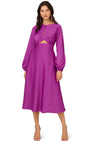 Wild Orchid Midi Dress 10 Liv Foster
