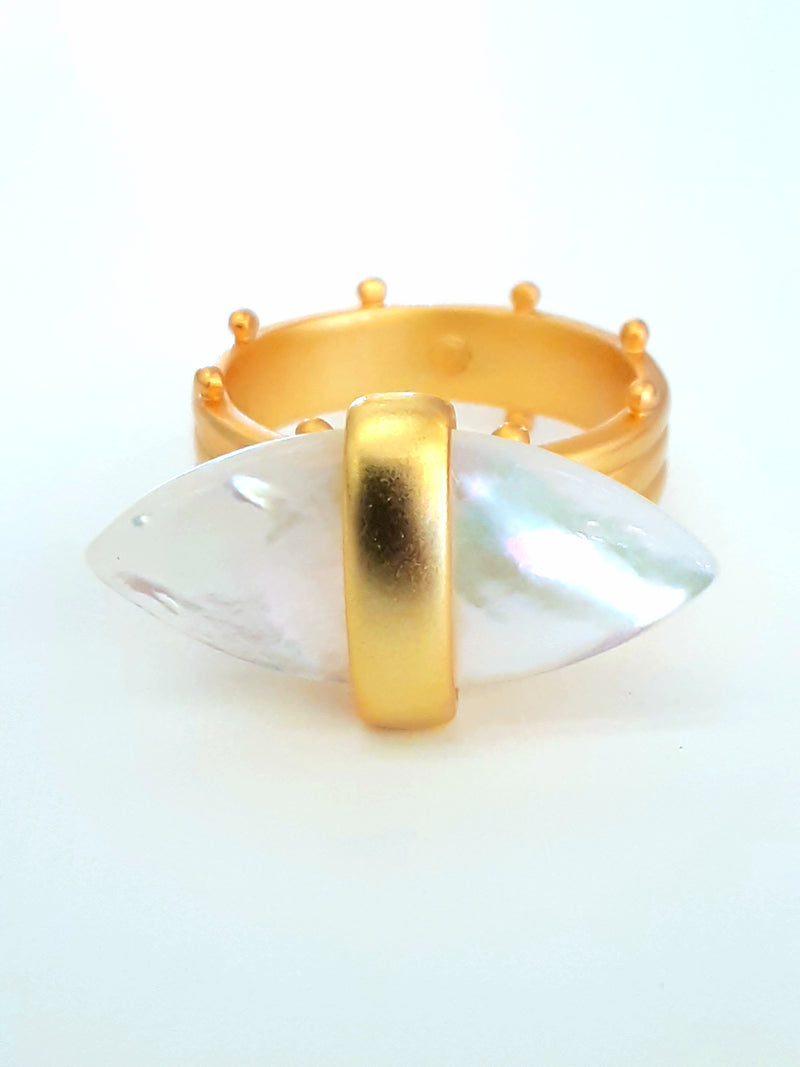 Aegean Mother of Pearl Ring