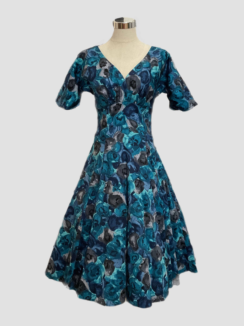 Wendy  Tuscan Teal - Vintage dress