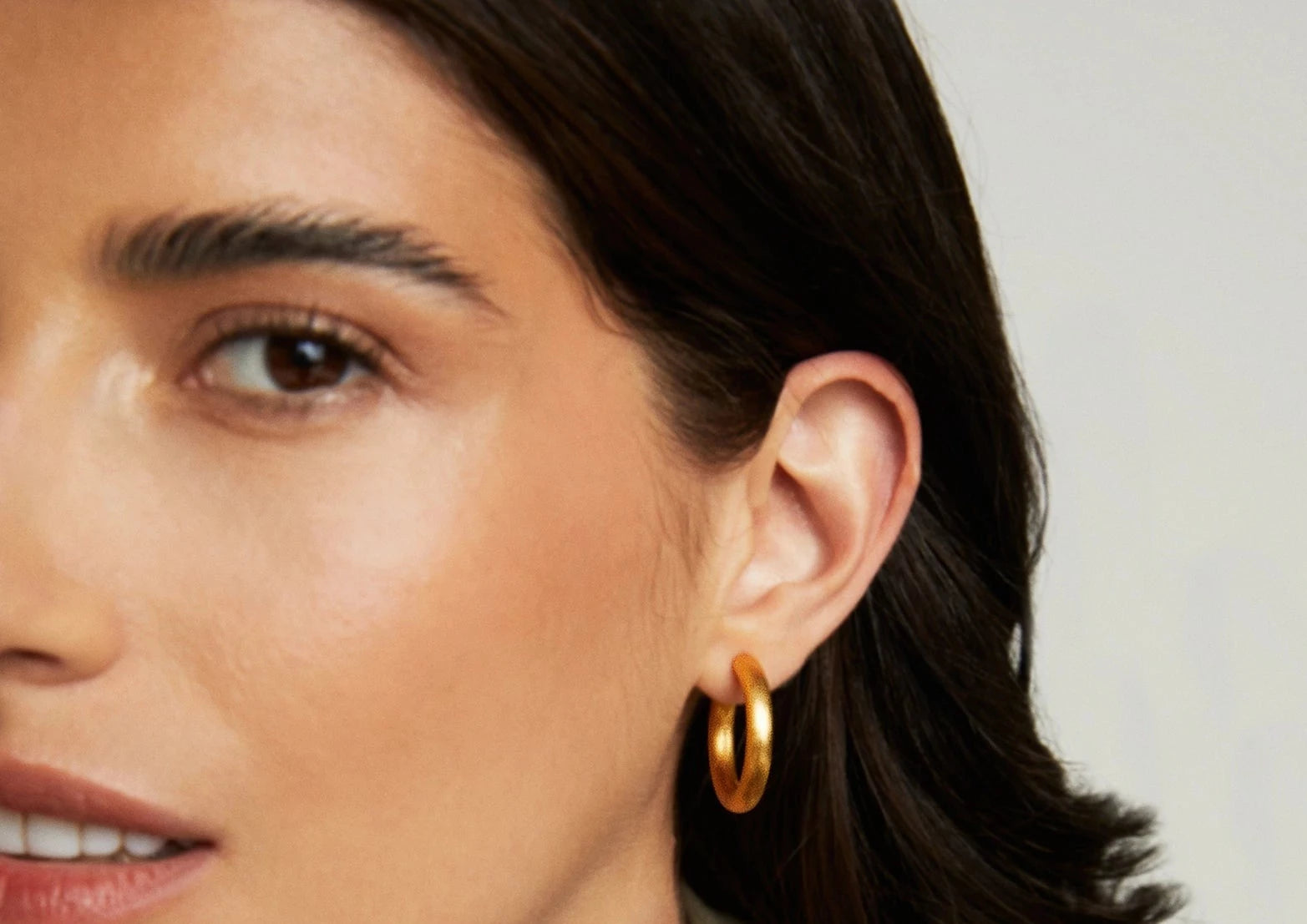 Dean Davidson Mini Dune Hoops Gold Earrings Dean Davidson