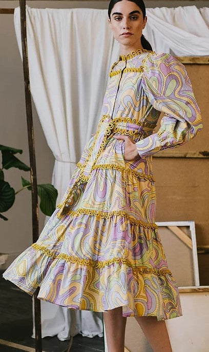 Brezo Dress Dress SPRING FROST Boutique