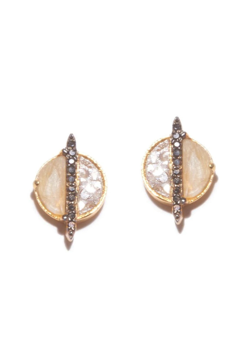 Shana Gulati Elson Studs Gold Earrings Shana Gulati