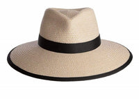 Eric Javits Suncrest Hat Cream Black Hats Eric Javits