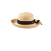 Helen Kaminski Newport SB Raffia Hat with Black Grosgrain Hats Helen Kaminski